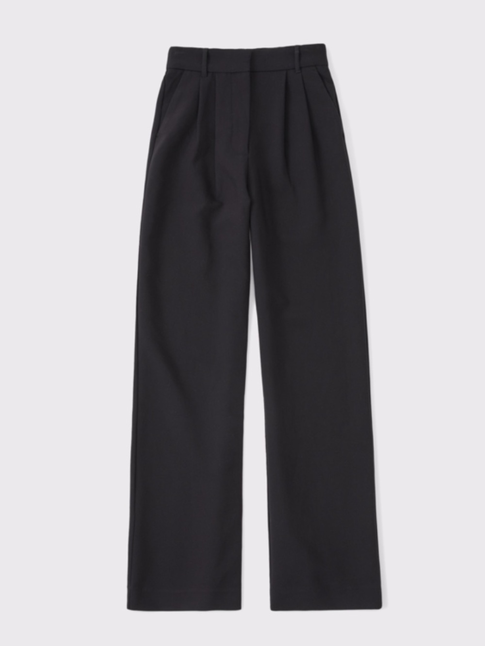 Abercrombie & Fitch Sloane Tailored Wide Leg Pant in Black Size 30/10 L